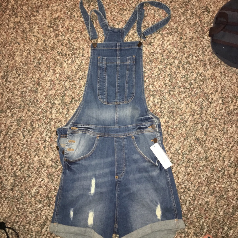 overall shorts
